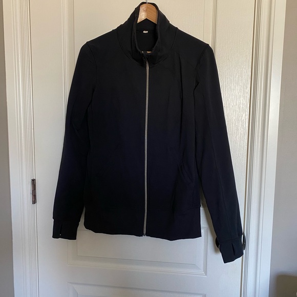 Lululemon black zip jacket 10 - Picture 1 of 3